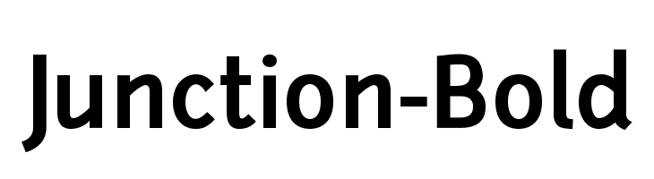 Junction-Bold  Free Fonts Download
