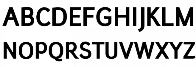 Junction-Bold フォント 大文字