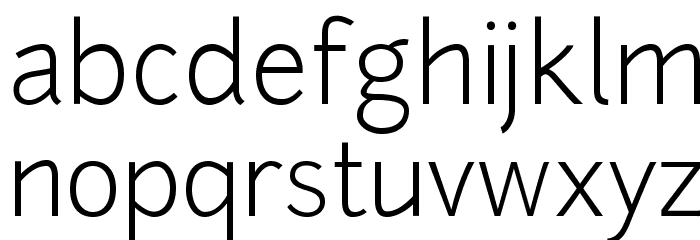 Junction-Light Font LOWERCASE