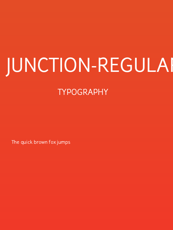 Junction-Regular Poster