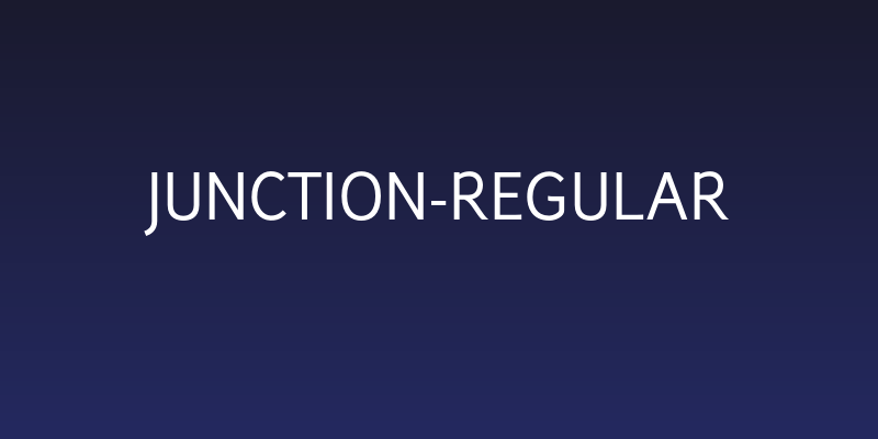 Junction-Regular Social Header