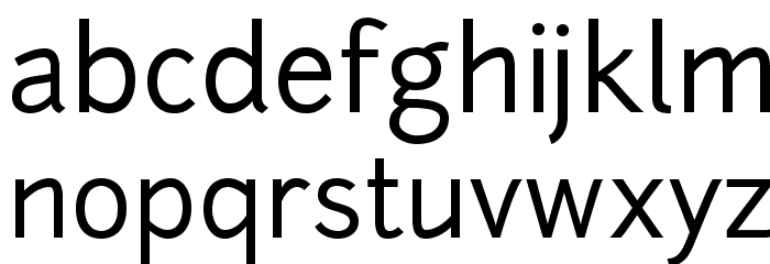 Junction-Regular Font LOWERCASE