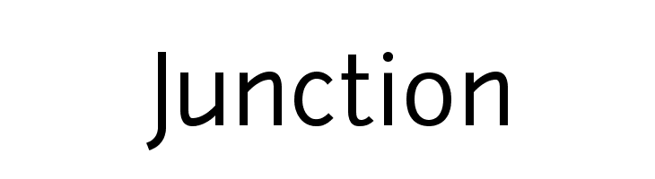 Junction Font