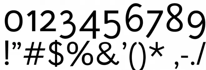 Junction Font OTHER CHARS