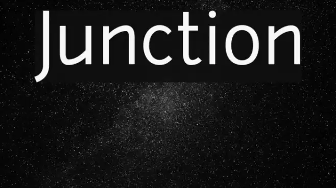 Junction Font examples