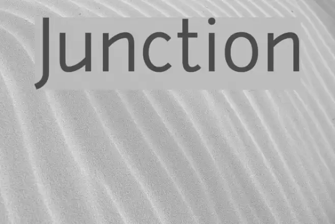 Junction Font examples