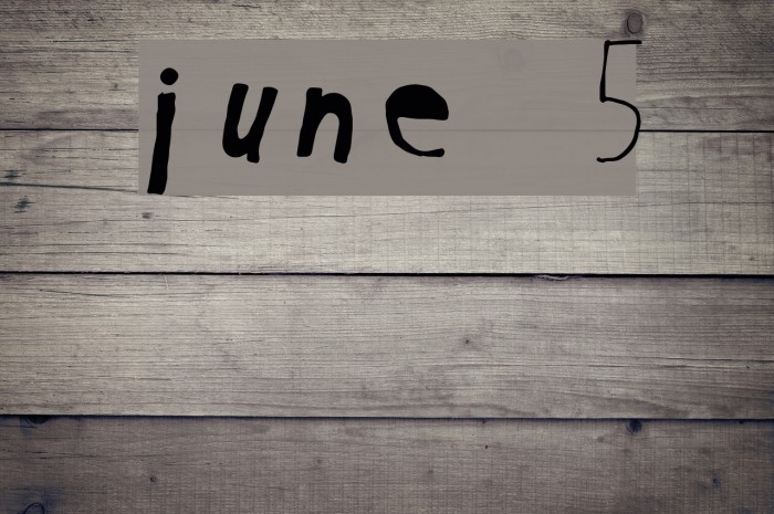 June 5 Font examples