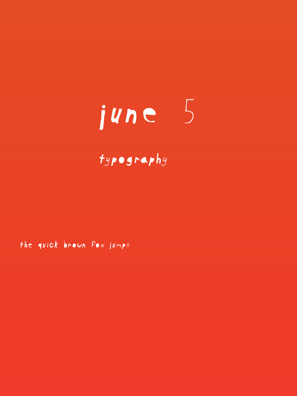 June 5 Poster