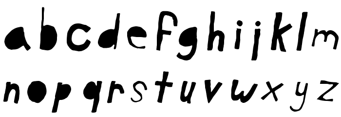 June 5 Font LOWERCASE