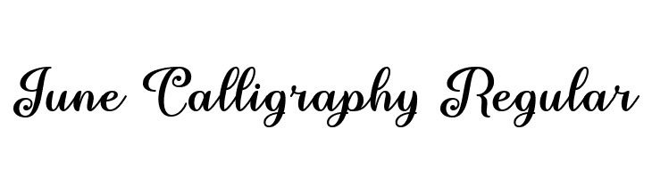 June Calligraphy Regular  नि: शुल्क फ़ॉन्ट्स डाउनलोड