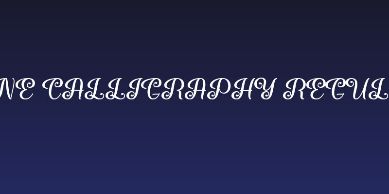 June Calligraphy Regular Social Header