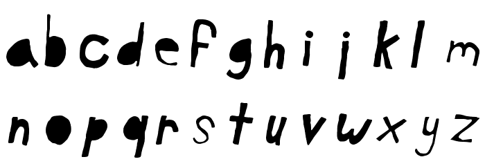 June5-Regular Font LOWERCASE