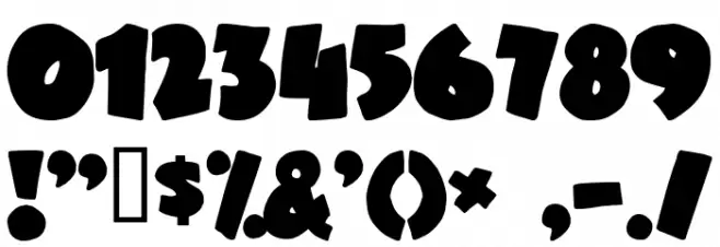 JuneBug Font OTHER CHARS