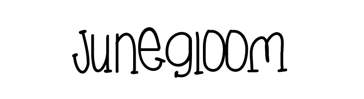 JuneGloom  Free Fonts Download