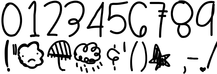 JuneGloom Font OTHER CHARS