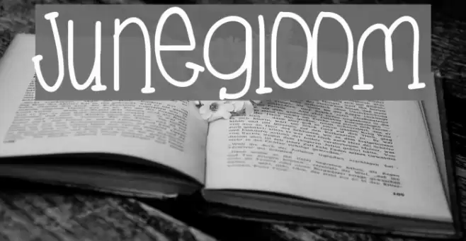 JuneGloom Font examples