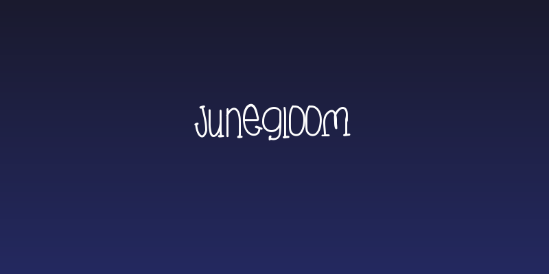 JuneGloom Social Header