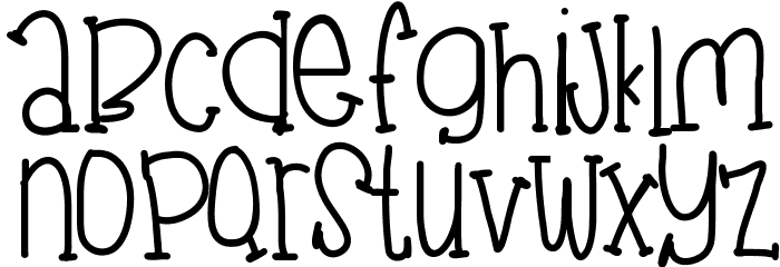 JuneGloom Font LOWERCASE