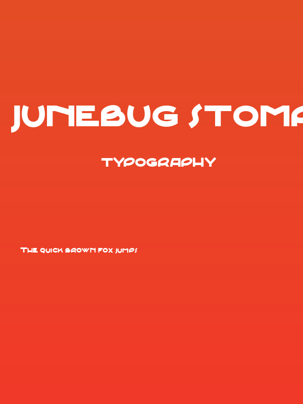 Junebug Stomp NF Poster