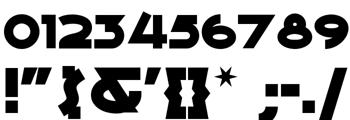 JunebugStompNF ExtraBold Font OTHER CHARS