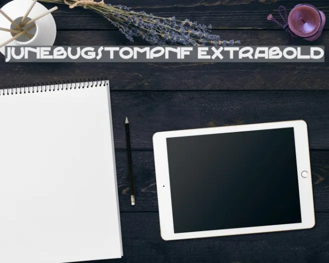 JunebugStompNF ExtraBold Example 1