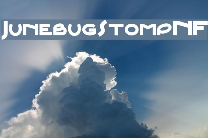 JunebugStompNF Font examples