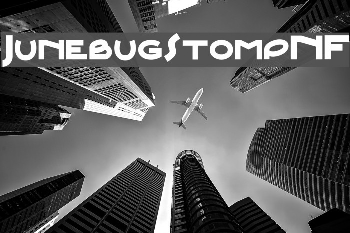 JunebugStompNF Font examples
