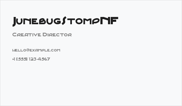 JunebugStompNF Business Card