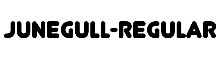 Junegull-Regular Font