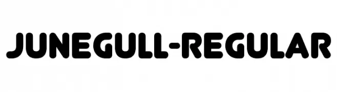 Junegull-Regular  नि: शुल्क फ़ॉन्ट्स डाउनलोड