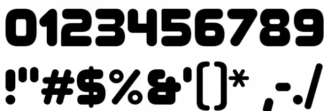 Junegull-Regular Font OTHER CHARS