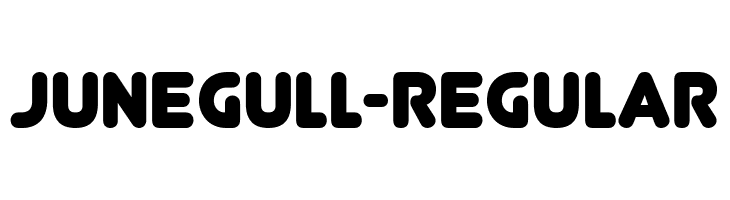 Junegull-Regular  les polices de caractères gratuit tlcharger