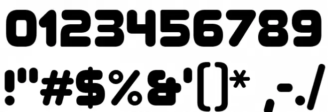 Junegull-Regular Font OTHER CHARS