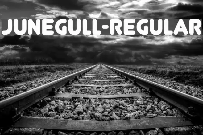 Junegull-Regular Font examples