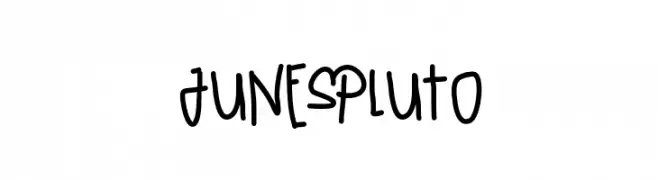 JunesPluto  Fuentes Gratis Descargar