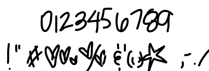 JunesPluto Font OTHER CHARS