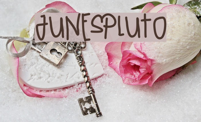JunesPluto Font examples