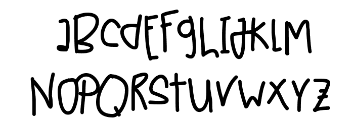JunesPluto Font LOWERCASE