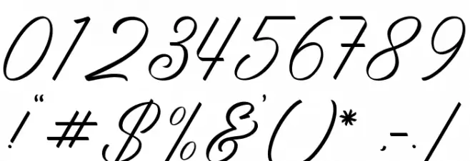 Junethes Font OTHER CHARS