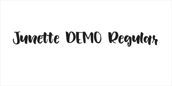 Junette DEMO Regular Logo