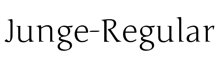 Junge-Regular  Frei Schriftart Herunterladen