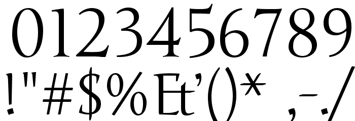 Junge-Regular Font OTHER CHARS