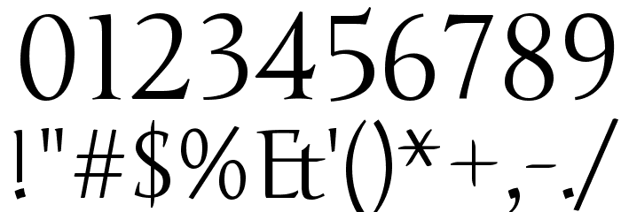 Junge Font OTHER CHARS