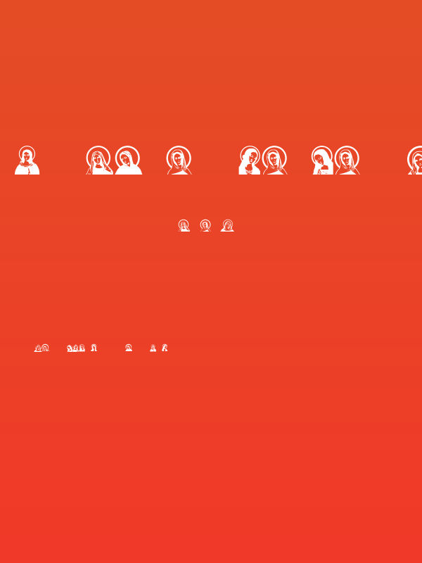 Jungfrau Maria Regular Poster