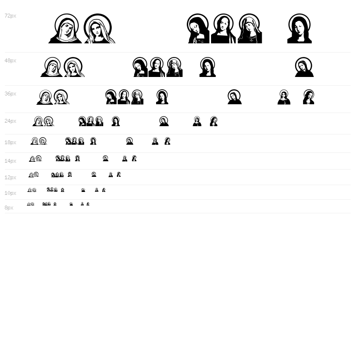 Jungfrau Maria Regular Waterfall