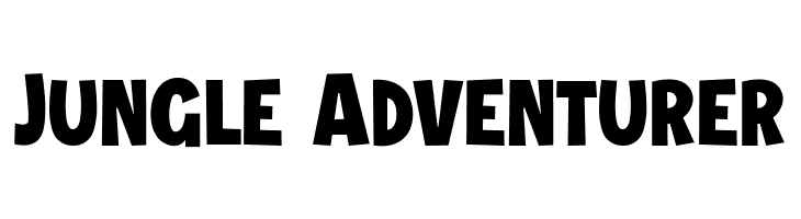 Jungle Adventurer  Free Fonts Download