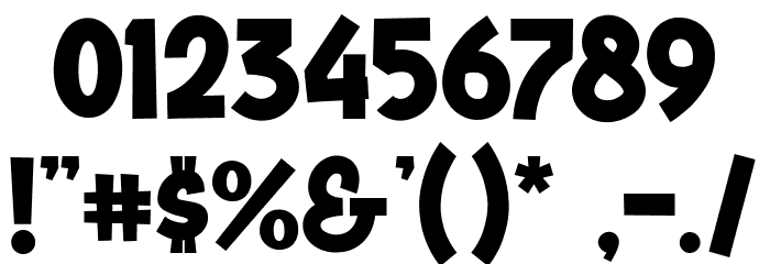 Jungle Adventurer フォント その他の文字