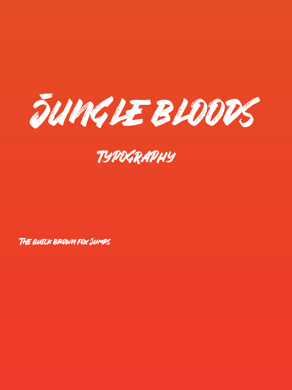 Jungle Bloods Poster