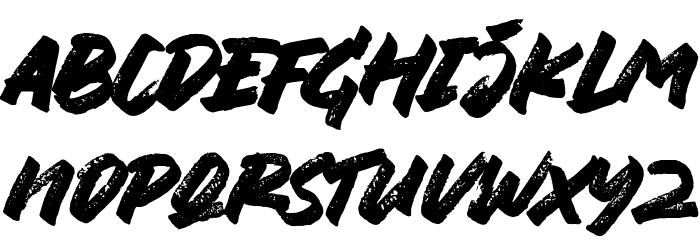 Jungle Bloods Font LOWERCASE