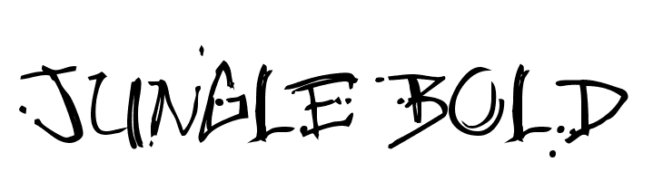 Jungle Bold  Frei Schriftart Herunterladen